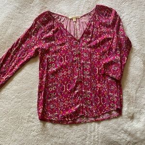 Boho 3/4 sleeve blouse